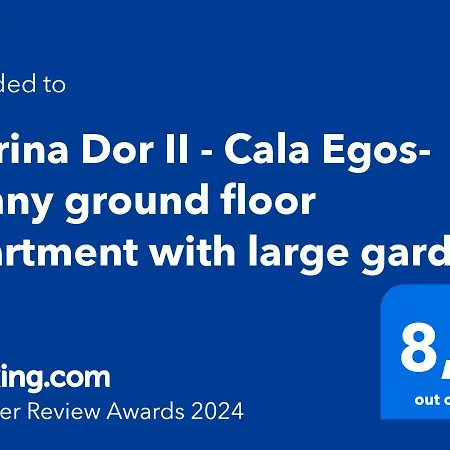 Appartement Marina Dor - Cala Egos- Sunny Ground Floor With Large Garden